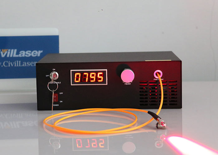 635nm 2000mW High Power Red Fiber Laser All-in-one Type - Click Image to Close